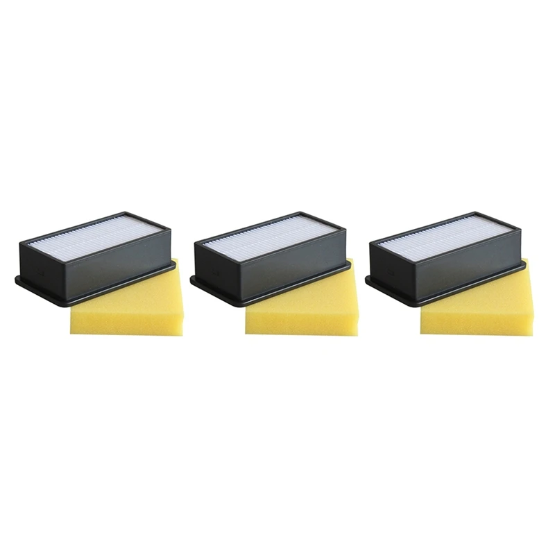 

3Sets For Bissell Style 1008 Filter Pack For Cleanview Upright Vacuums Household Cleaning Attachment