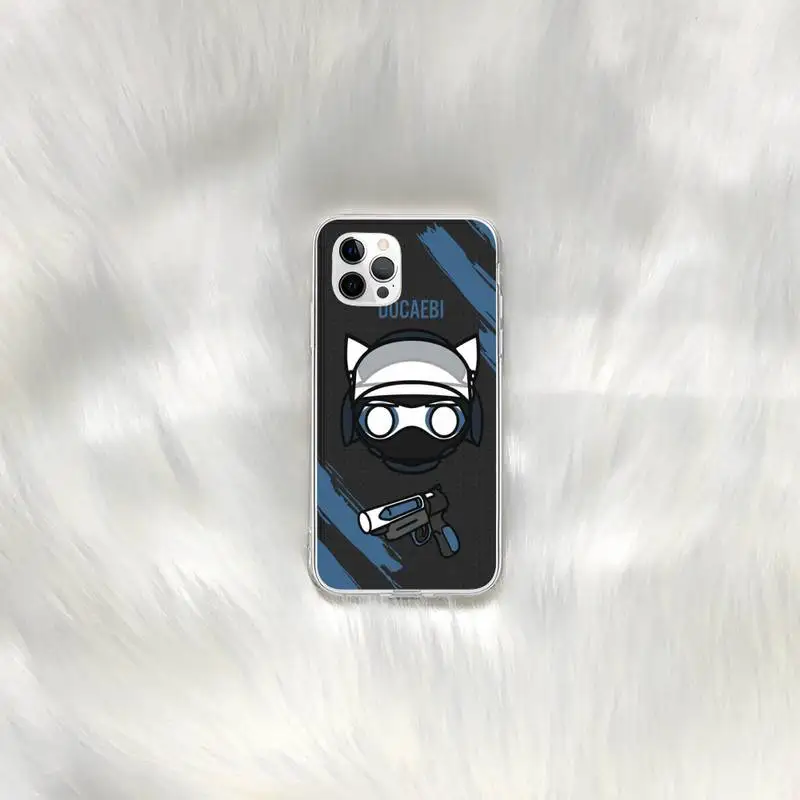

Game rainbow six siege Printing Drawing Phone Case for iphone 6s 7 8plus xr xs max 11 12 pro max mini clear cover