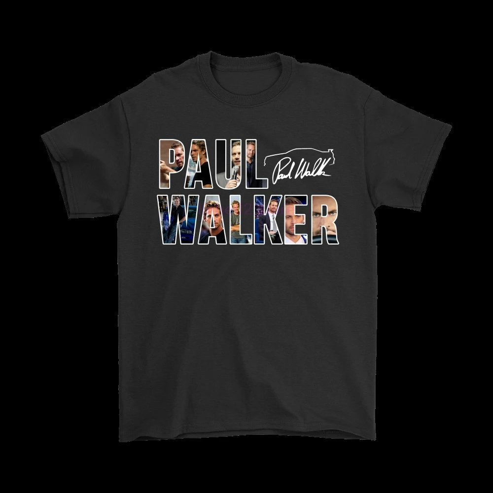 Пол Волкер актера во имя его рубашки с подписью | Мужская одежда