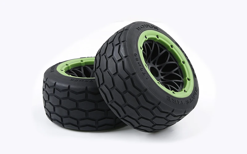 Front size 170x60 or Rear size 170x80 Tire Assembly for 1/5 Hpi Rovan Km Baja 5b Rc Car Parts