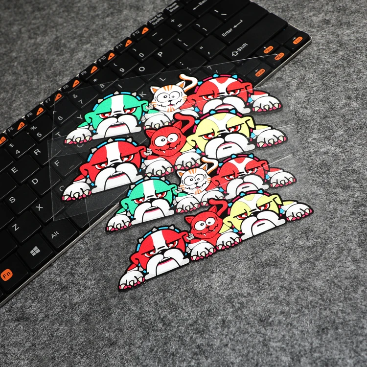 LuLuSticker #116 Мультяшные Росси счастливая собака светоотражающие мотоциклетные