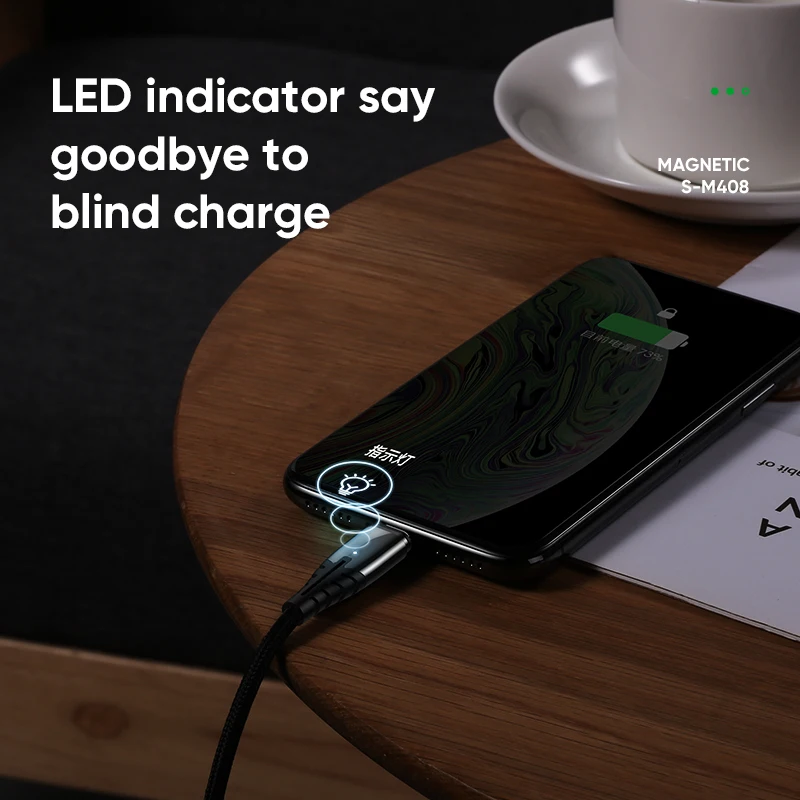 

JOYROOM Magnetic Micro USB Cable For iPhone Samsung Android Fast Charging Magnet Charger USB Type C Cable Mobile Phone Cord Wire