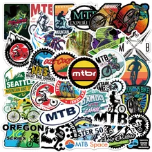 10/30/50 Anime Mountain Bike MTB Graffiti Stickers Laptop Guitar Luggage Skateboard Car Waterproof Cool Sticker Decal Kids Toys