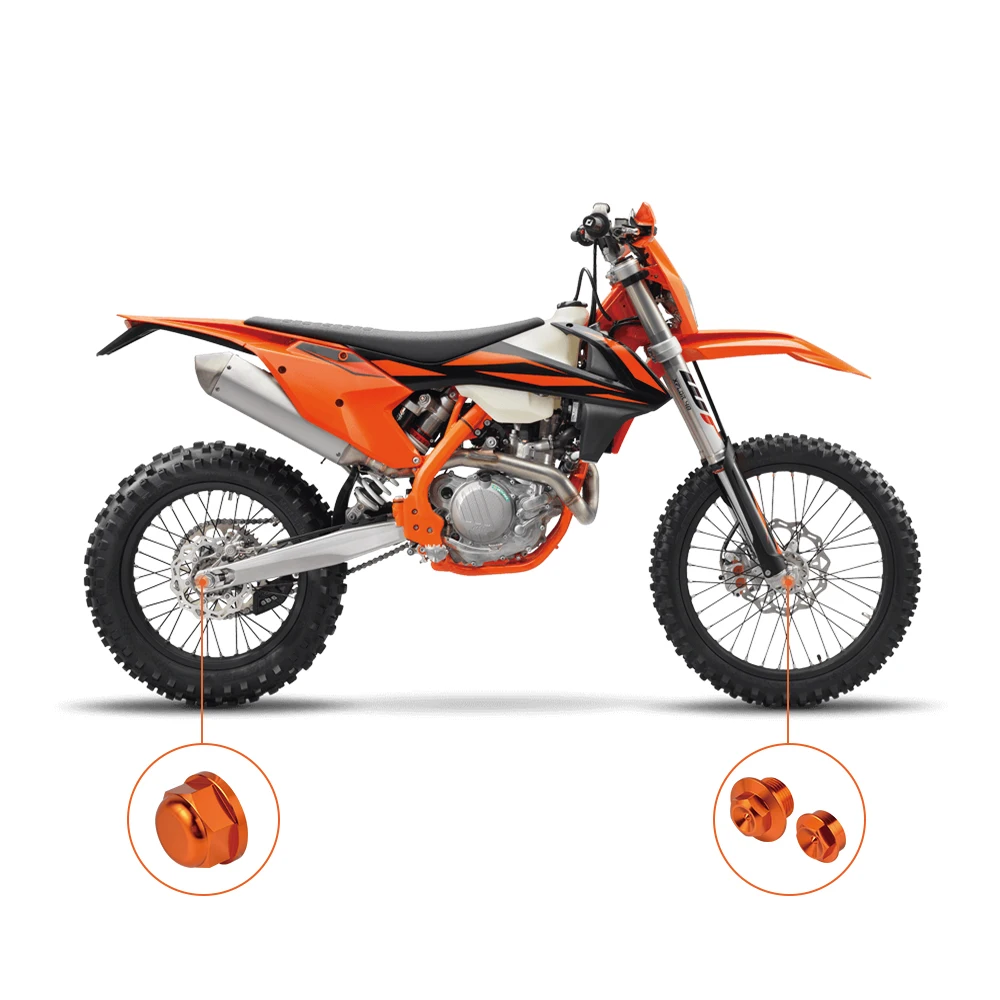 Алюминий передние и задние колеса замок мост Гайка для Husqvarna KTM 125 200 250 300 350 400 450 500