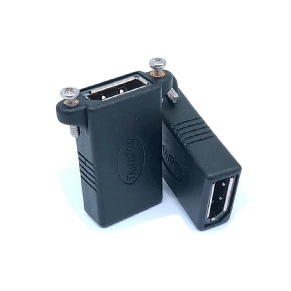 

Прямой разъем DP DisplayPort «Мама-мама» с фиксирующей гайкой, большой двойной переходник DP «мама» HD