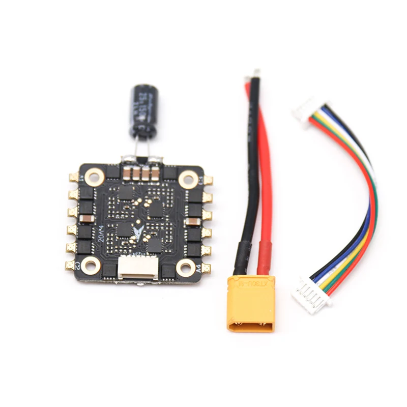 20A ESC TCMM F4 Контроллер полета OSD и 20A Blheli_S 2-4 S DSHOT600 бесщеточный ESC для дрона с дистанционным управлением с видом от первого лица 20x20 мм - Цвет: 20A ESC