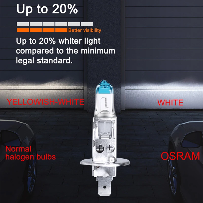 Лампа Ксеноновая OSRAM + 20% больше белого света Night breaker лазерной следующего