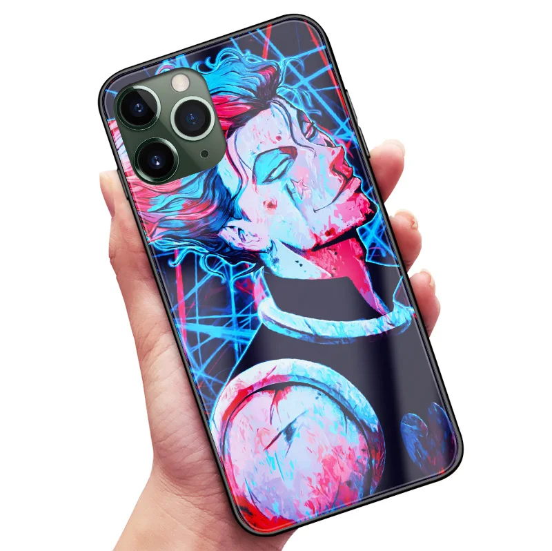 HunterxHunter HxH Hisoka аниме мягкий силиконовый стеклянный чехол для телефона iPhone SE 6s 7 8 Plus