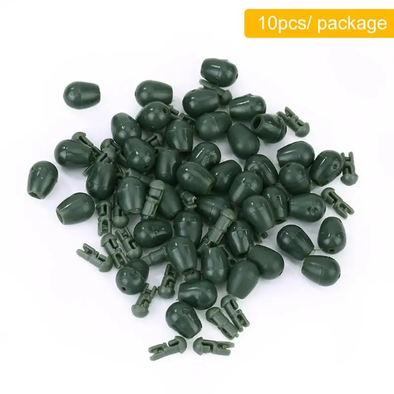 Рыболовные бусины 10 шт./лот Быстросменные метод соединения АБС фидер держатель