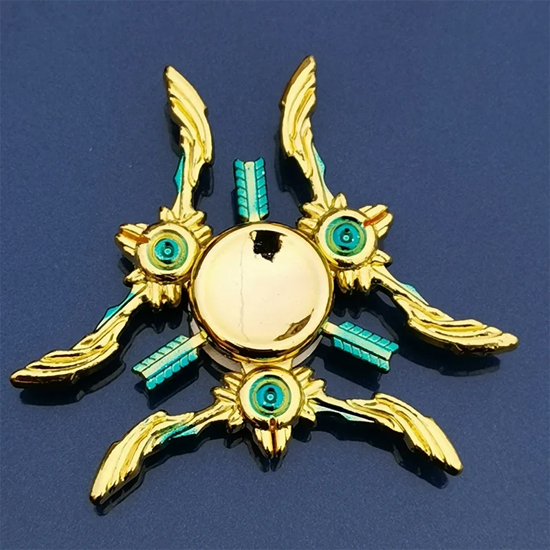 Аниме игра оружие Fidget Spinner красочный металлический цинковый сплав ниндзя Shuriken
