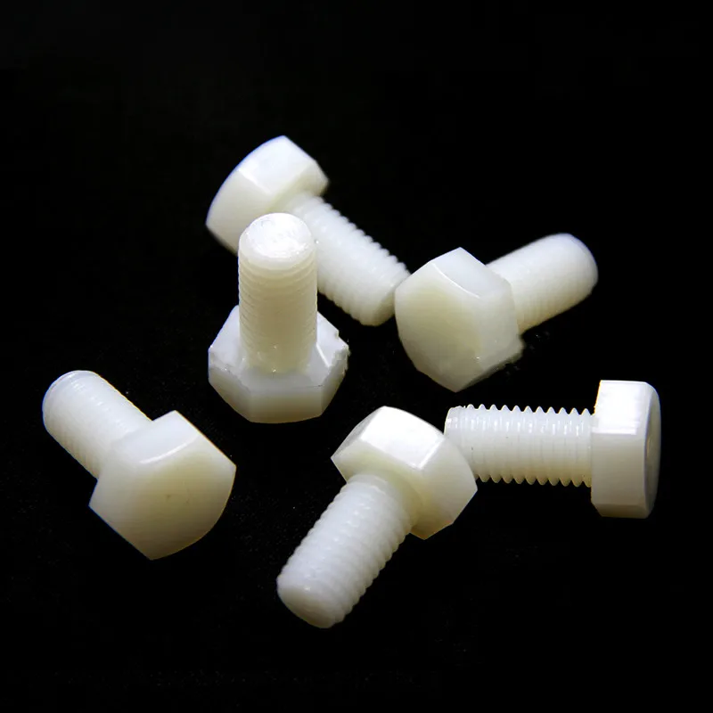 винт белый. пластиковый болт 20 мм. винт m6 35мм. винт нейлоновый m4 - 18мм. винт пластиковый под шестигранник.