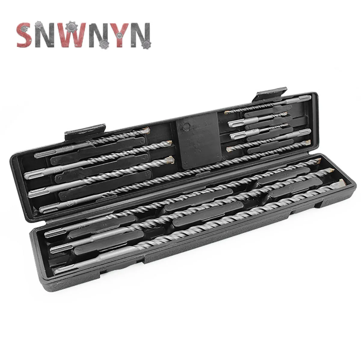 

11pcs/set 5-20mm SDS Plus Hammer Masonry Drill Bits Set Tungsten Carbide Tip Hammer Drill wIth Case