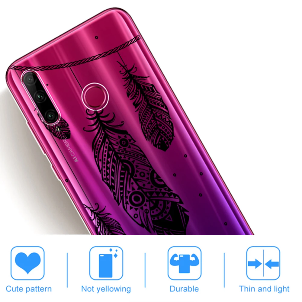 Черный сексуальный силиконовый чехол с цветочным кружевом для Huawei Honor 30 10i 20i 9 9X 8X