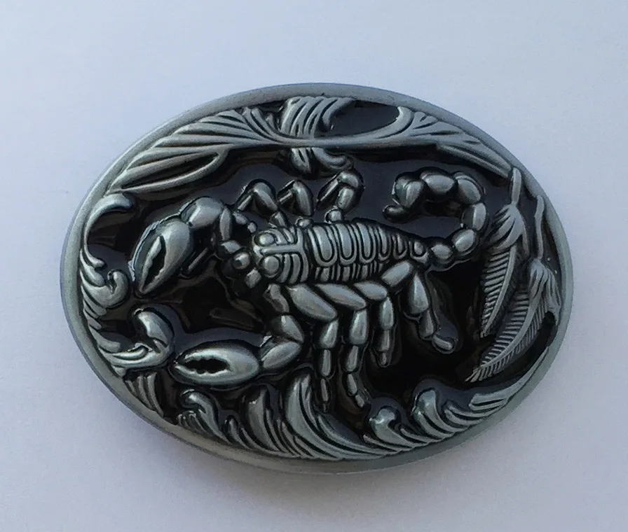 Модная модель скорпиона с гладкой пряжкой для женщин модные аксессуары джинсов