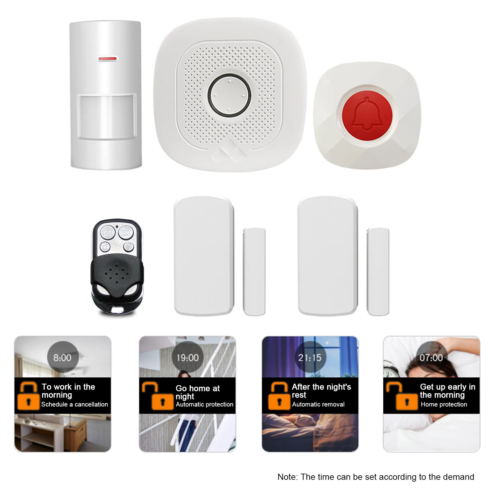 

WS03 Wifi умная система сигнализации набор интеллектуальная инфракрасная система движения Tuya APP детектор 433 МГц домашний безопасный дверной зв...