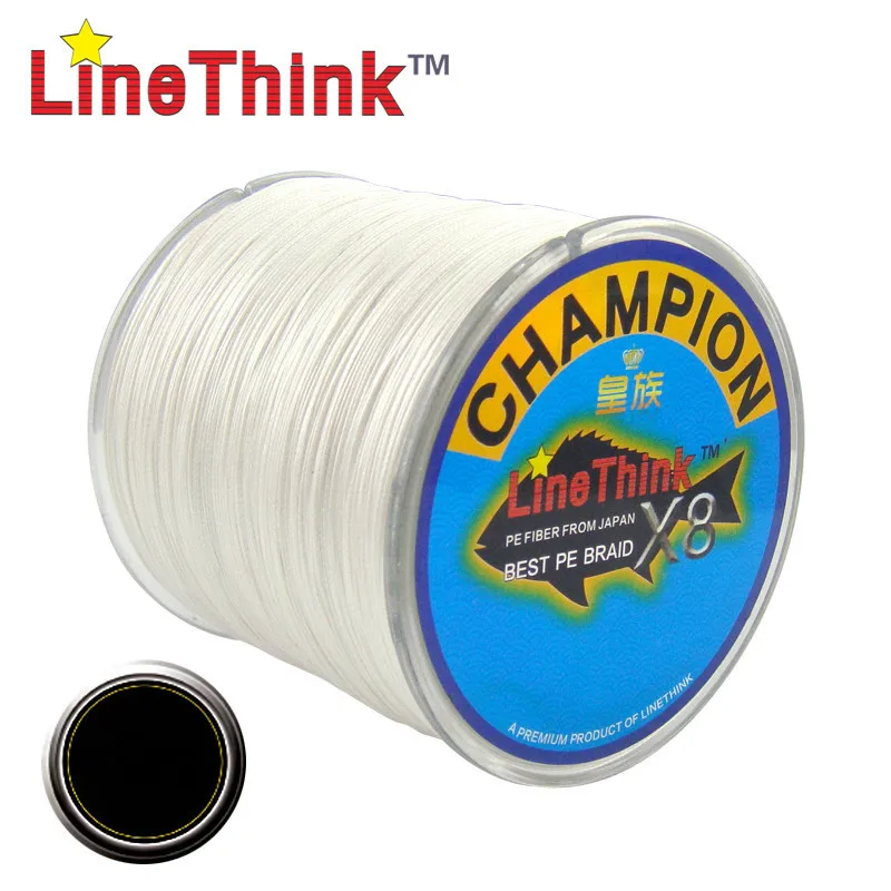 Фото 100 м 300 м 500 м GHAMPION LineThink брендовая X8 пряди лучшая многонитевая 100% PE плетеная рыболовная леска Бесплатная доставка №2
