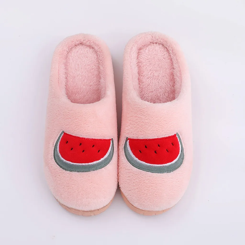 Для женщин фрукты матовое покрытие из ткани под замшу теплый нескользящие носки