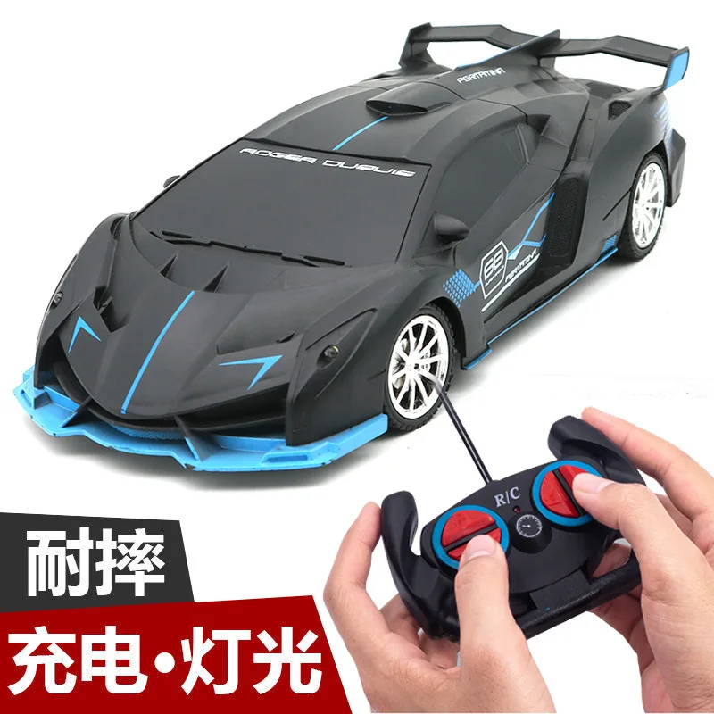 

Remote control car 4WD drift 4WD wireless light remote control car Racing toy sports car model Children luxury car