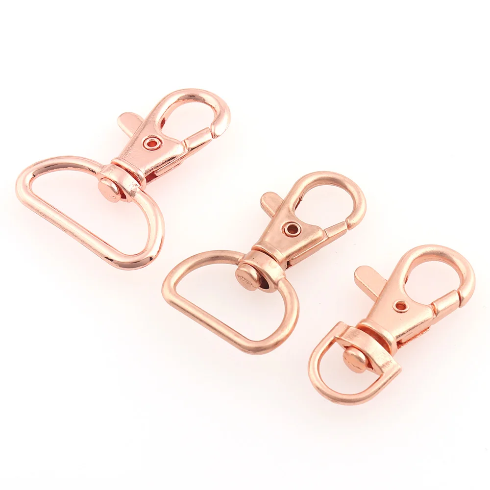 Застежка карабин Matel поворотный шарнирный пружинный брелок для ключей 12 шт./лот с