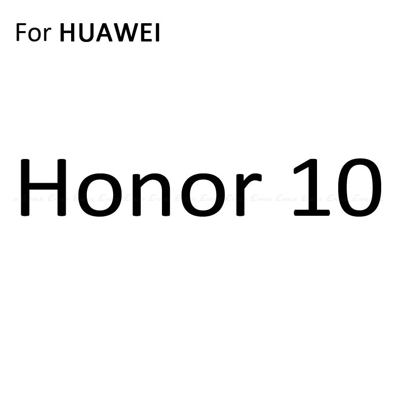 For Honor 10 Мягкая Противоударная нано защитная пленка для HuaWei Honor 10 P30 P20 Pro 8X View 10 mate 20X5G Lite прозрачная защитная пленка - Цвет: For Honor 10