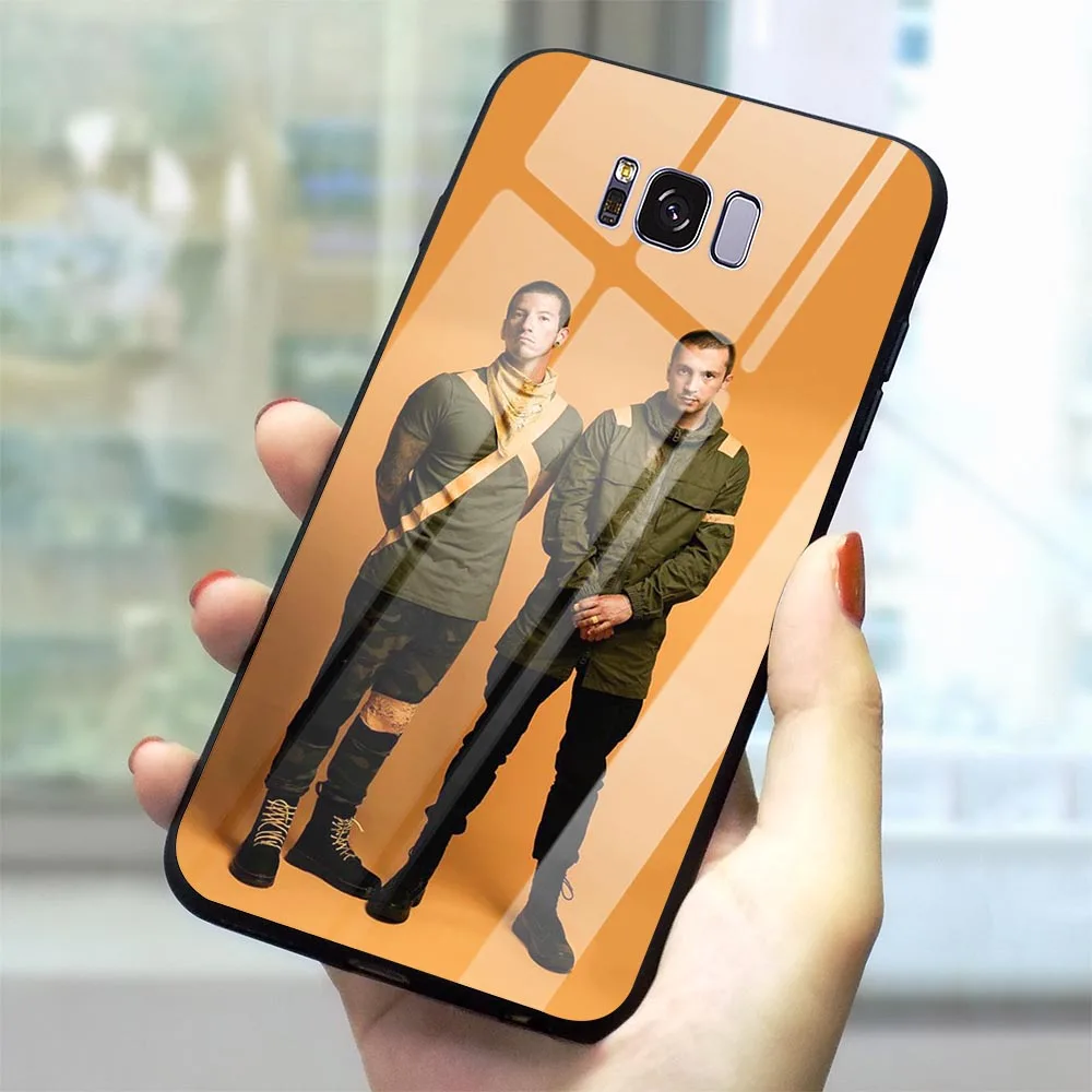 Phone Case For Samsung Note 9 Twenty One Pilots Tempered Glass Cover 8 S7 Edge S8/S9 Plus S10 A10/20/30/40/50/60/70 M40 | Мобильные