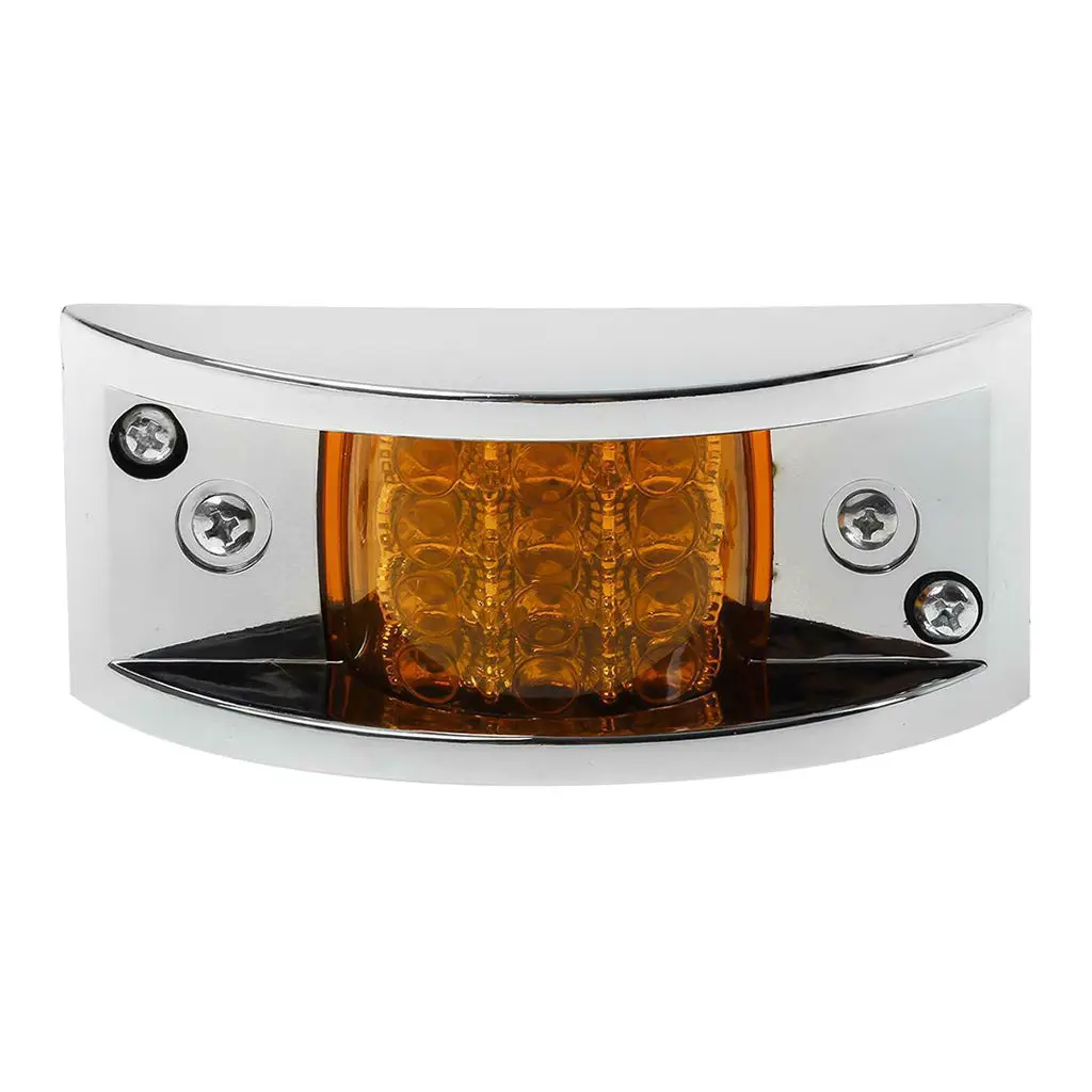 

LED Side Marker Fender Light 12/24V Universal Easy To Install Surface Mount
