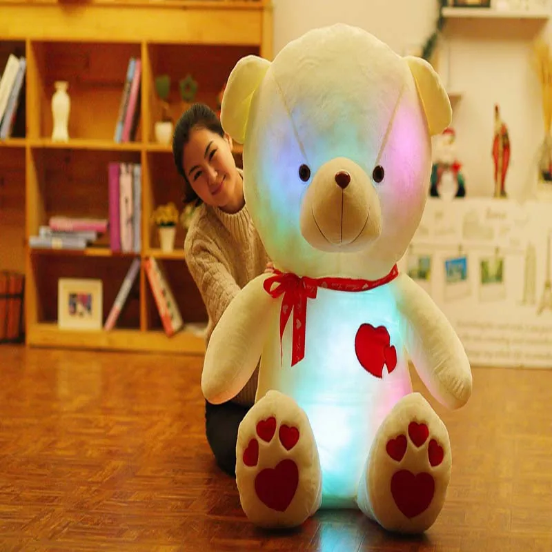 1 шт. светодиодный светильник с Bluetooth музыкальный любитель плюшевый мишка мягкие