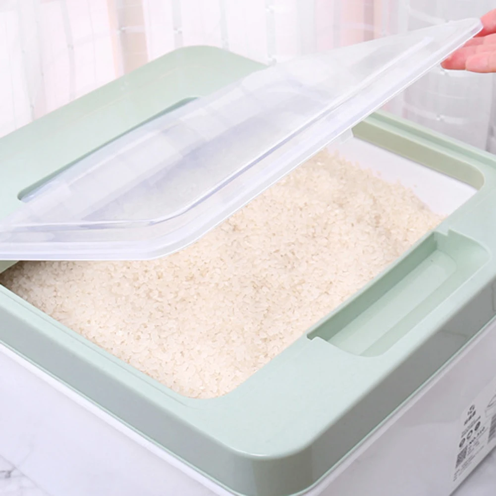 Пластиковый контейнер для хранения риса 10 кг|Бутылки банки и коробки| |