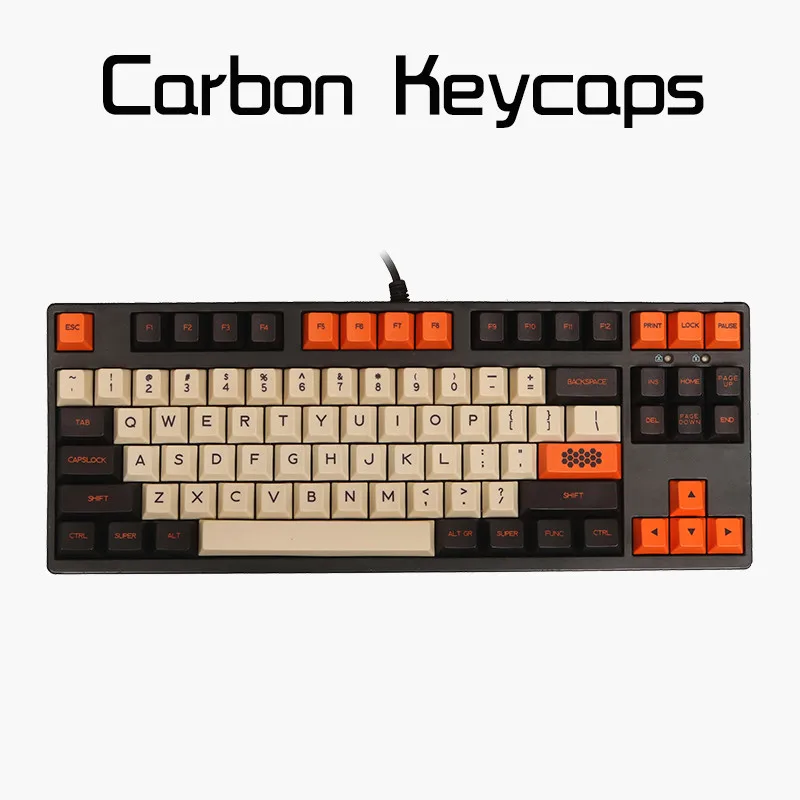 Большие Углеродные колпачки для ключей PBT процесс сублимации K70 filco cherry 3000 3850