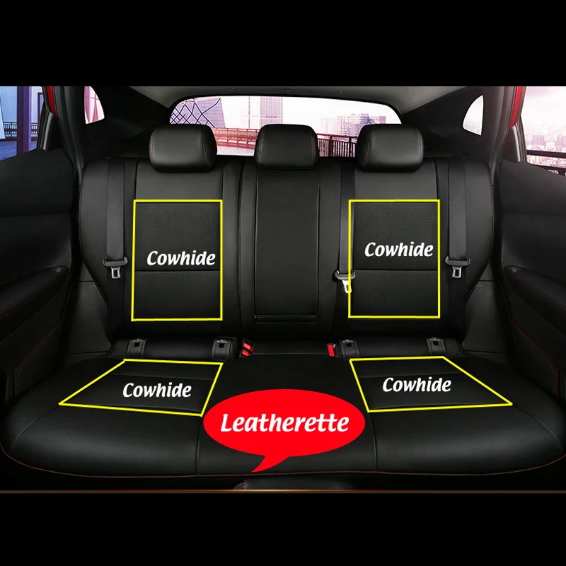 Изготовленный на заказ из воловьей кожи кожаный чехол автокресла для Nissan Qashqai 2018
