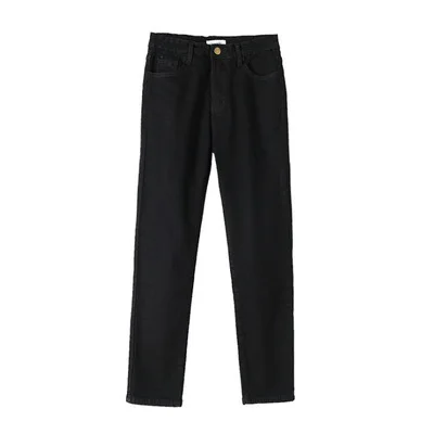 

summer Mulan version of Korean slim straight-tube jeans women's tight nine-cent pencil trousers 3668 2021 women jeans