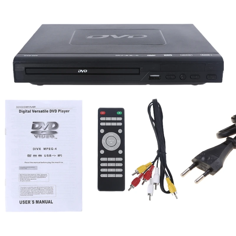 Настольный DVD-медиаплеер H054 для ТВ регионов свободный выход H DMI USB-порт |