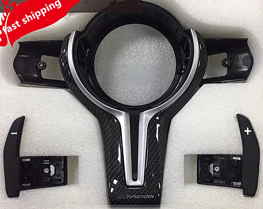 Аксессуары отделка рулевого колеса из углеродного волокна чехол для 1 3 4 X3 X5 F20 F30