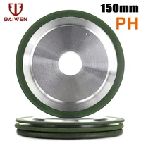 6 inch arc edge diamond grinding wheel abrasive flat discs for tungsten steel milling cutter power tool r1 r1 5 r2 r3 r4 r5
