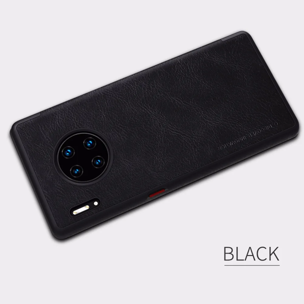 Умный чехол для huawei mate 30 Pro, чехол для huawei mate 30 Nillkin QIN, кожаный чехол, откидная крышка, функция сна и пробуждения