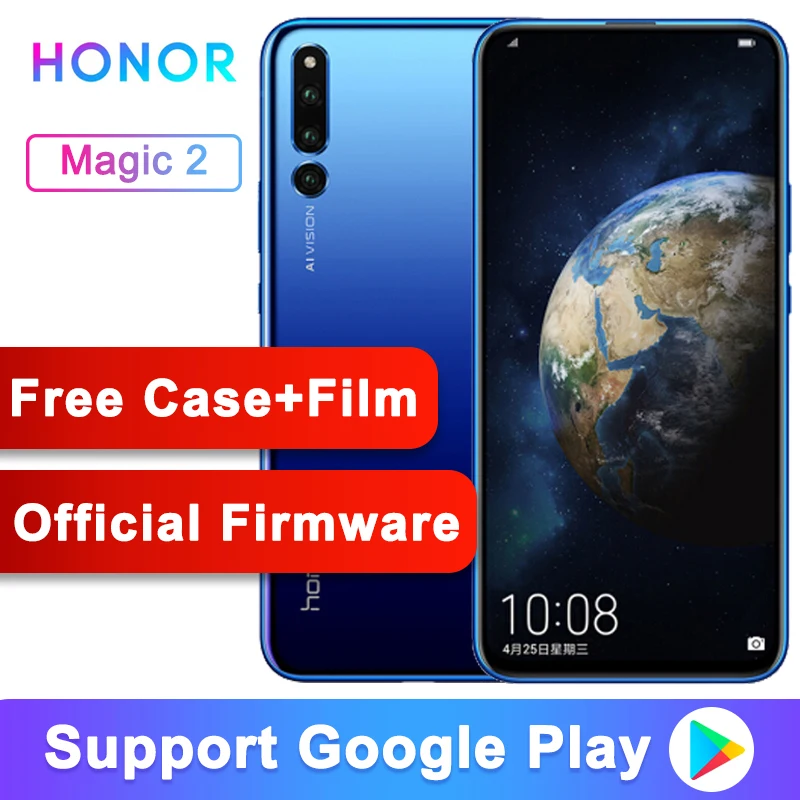 Смартфон Honor Magic 2 6,39 дюйма с полным экраном 2340x1080 Magic UI 2,0 Kirin 980 Octa Core 3500 mAh 6* камер