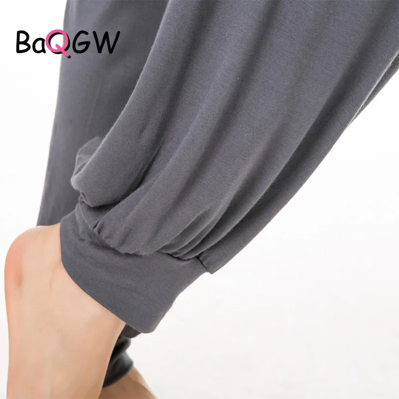 

BaQGW 14 Colors Women Large Size 3XL Casual High Waist Harem Pants Lady Loose Gym Yoga Pants Plus Size Workout Long Trousers