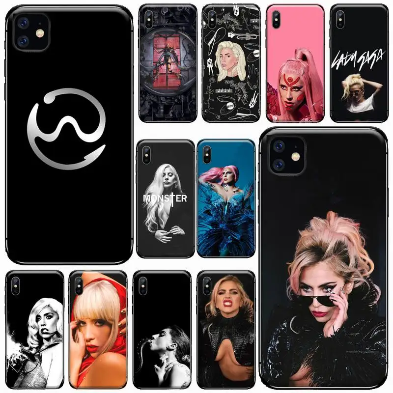Lady Gaga famous singer Phone Case for iPhone 11 12 pro XS MAX 8 7 6 6S Plus X 5S SE 2020 XR Luxury brand shell funda coque