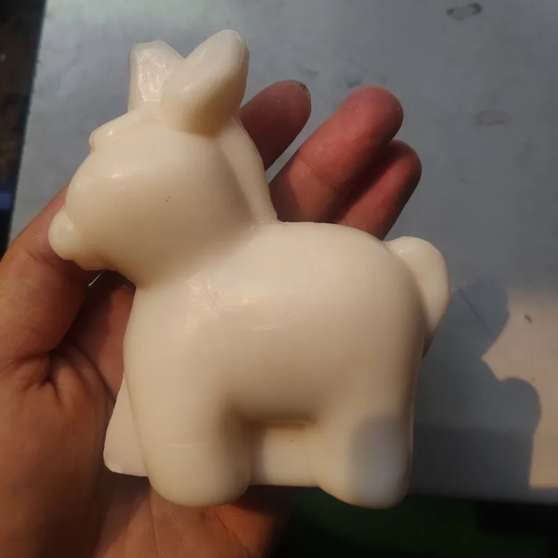 

3D Cute Donkey Candle Silicone Mold for Handmade Desktop Decoration Gypsum Epoxy Resin Aromatherapy Candle Soap Silicone Mould