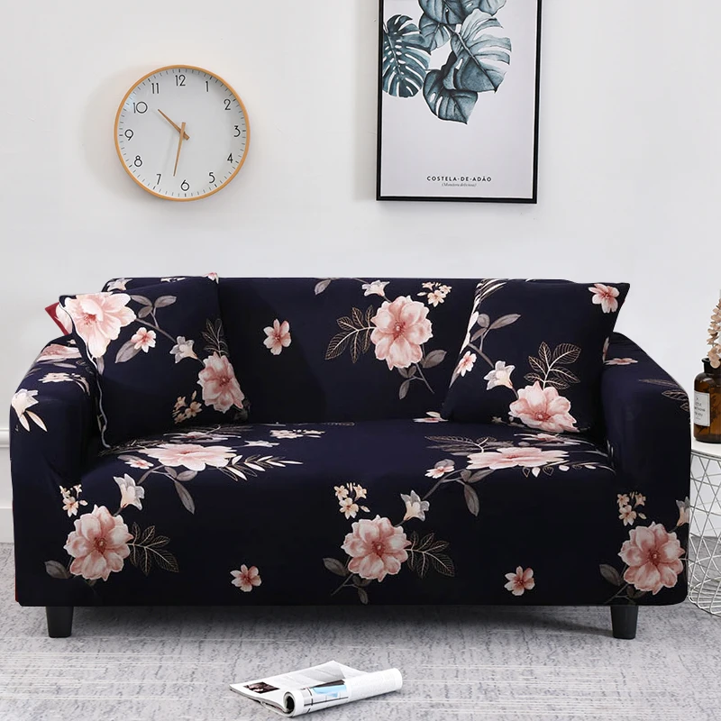 

Floral Sofa Cover Slipcovers Stretch Plaid Big Sofas for Living Room Elastic Couch Chair Cover Sofa Towel Home Decor Sofa