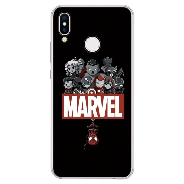 0fzzxdao Marvel Мстители комиксы чехол для huawei nova 3 3e 4 4e 2 2i плюс 3i Y9 Y5 премьер Y3 Y6 Y7 Pro Чехол Мягкий ТПУ Coque - Цвет: 0fzzxdao