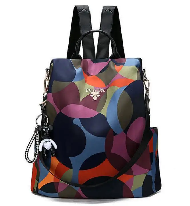 Camouflage metal Mochilas mujer новая ткань Оксфорд водонепроницаемый студент сумка Повседневная Рюкзак женские уличные сумка mochila feminina CL05 - Цвет: Camouflage metal