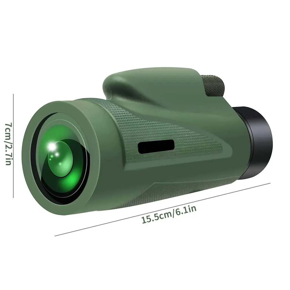 

HD Monocular 12X50 High Power Waterproof Monocular Telescope With Smartphone Holder High Power Monocular Portable Telescope