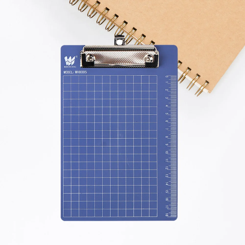 

3pcs Writing Clip Board Hanging Menu Order Writing Board Holder for Writing Use A4 (Blue)