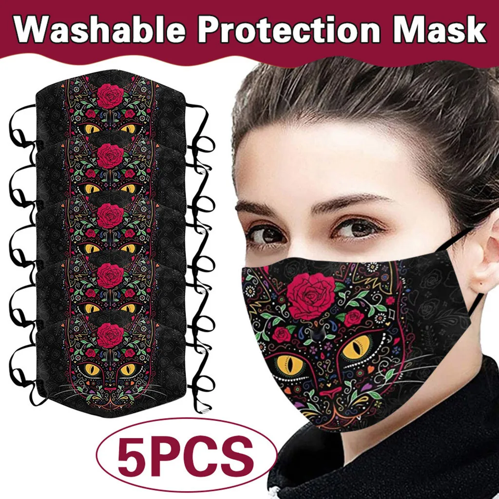 1/3/5 шт. Регулируемые моющиеся защитные фильтры для рта | Безопасность и защита