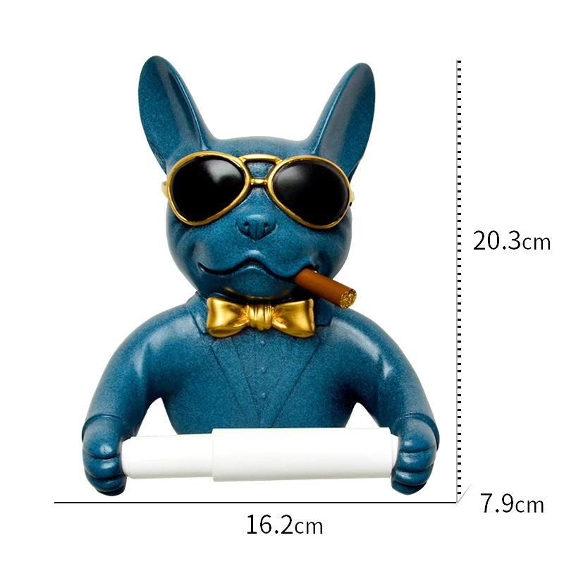 Мультяшная голова животного Статуя Статуэтка висячий держатель салфетки