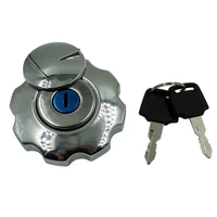 motorcycle aluminium fuel gas tank cap switch keys fuel key lock replacement parts for honda cg125 cb100 cl sl100 cb125 sl125 xl