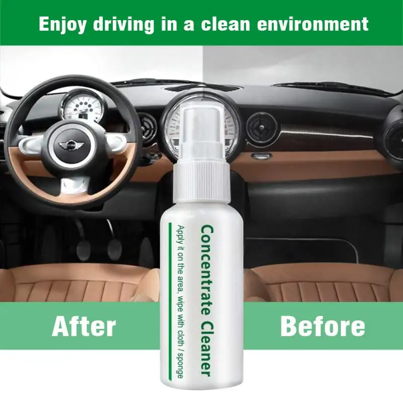 

50ml/30ml Cleaner leather interior plastic cleaning and refurbishing agent Household Cleaning Chemicals