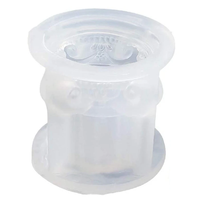 

Roman Column Candle Mold, Pillars Mold, DIY Candles Soap Plaster Crafts Silicone Moulds Making Tool