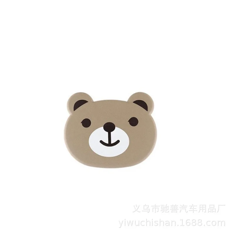 bear Автомобильный держатель на заднее сиденье подставка для напитков держатель для воды держатель для напитков бутылка для путешествий держатель для автомобиля мультяшный аксессуар Складная чашка для еды настольный стол - Название цвета: bear